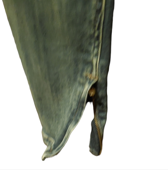 Pistola Tory Distressed Ripped Skinny Jeans Side Ankle Zip Size 29 - Picture 4 of 6